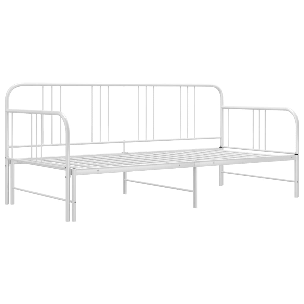 Cadre de canapé-lit extensible sans matelas blanc 90x200 cm - XIOS