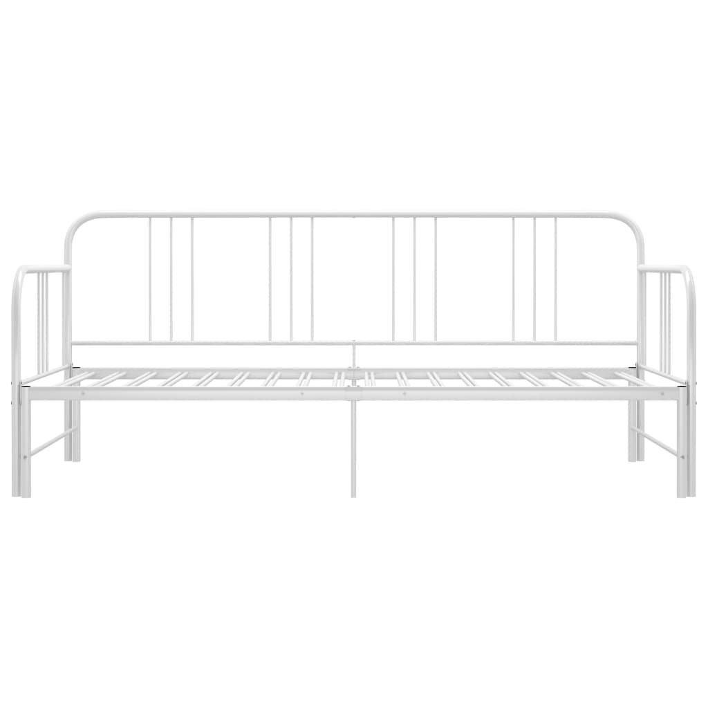 Cadre de canapé-lit extensible sans matelas blanc 90x200 cm - XIOS