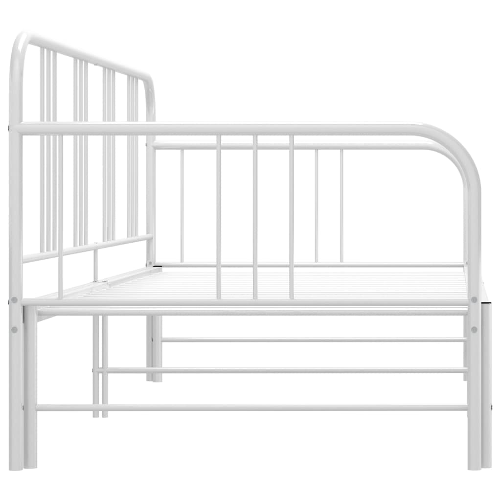 Cadre de canapé-lit extensible sans matelas blanc 90x200 cm - XIOS