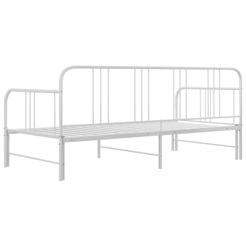 Cadre de canapé-lit extensible sans matelas blanc 90x200 cm - XIOS