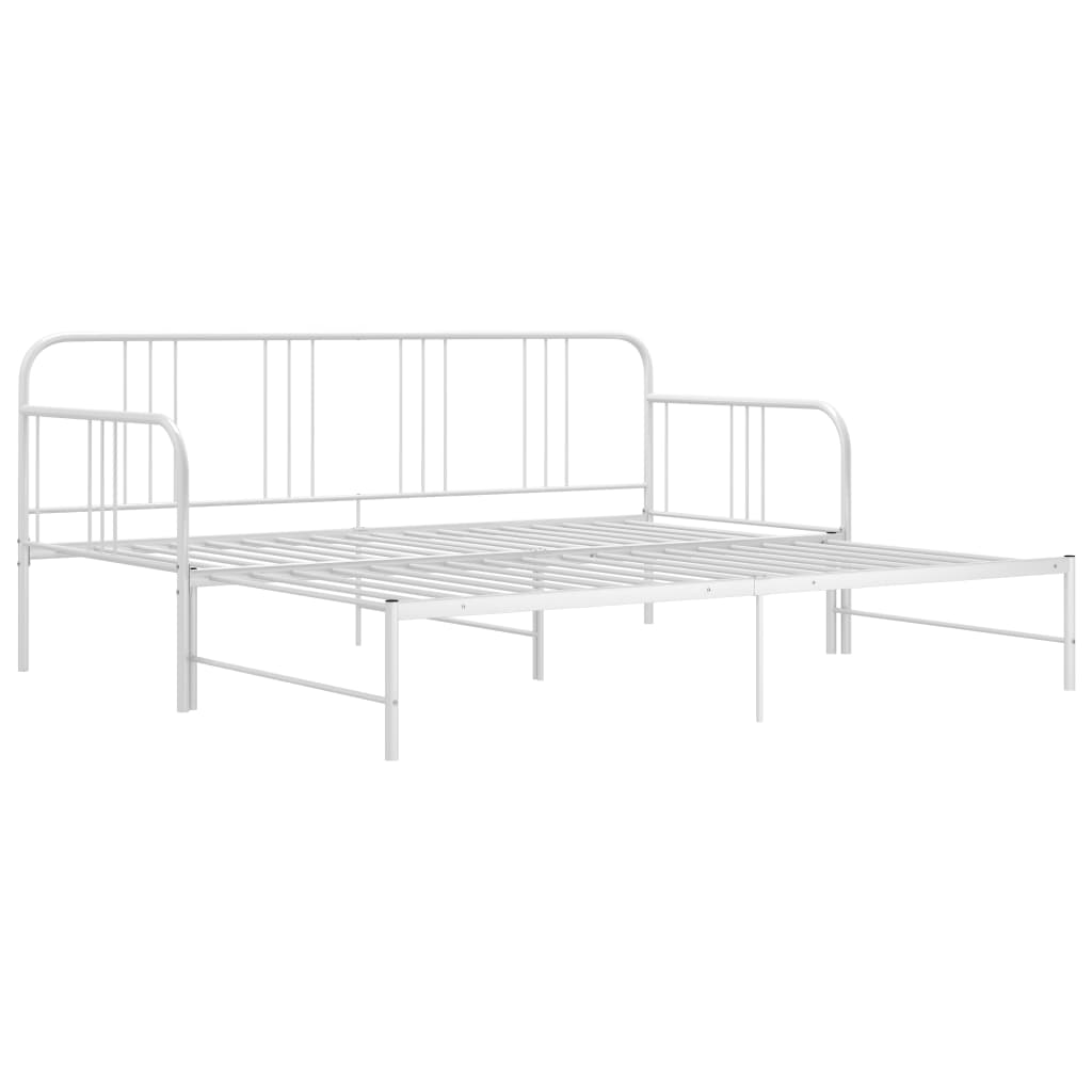 Cadre de canapé-lit extensible sans matelas blanc 90x200 cm - XIOS