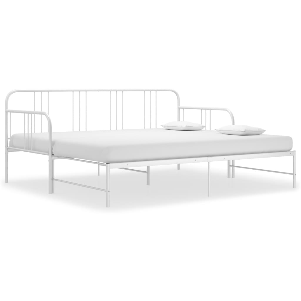 Cadre de canapé-lit extensible sans matelas blanc 90x200 cm - XIOS