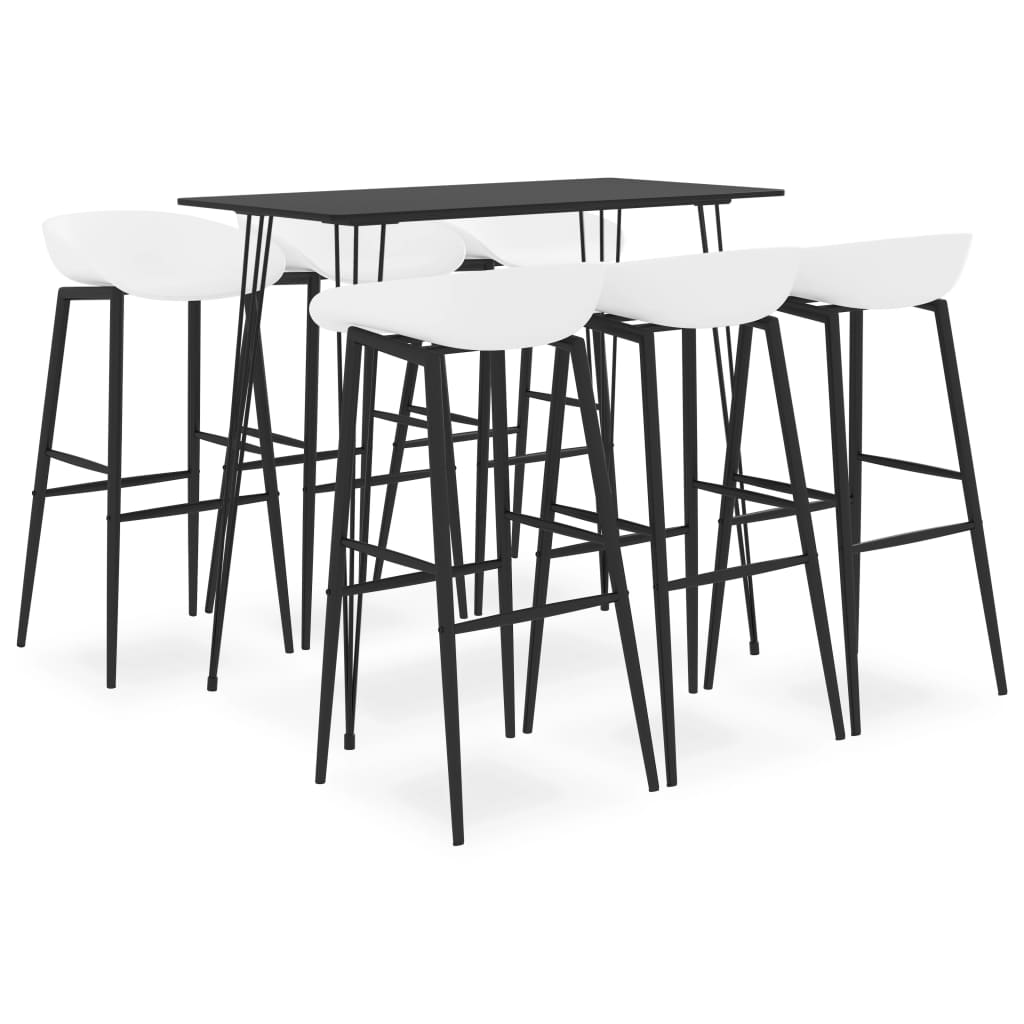 Ensemble de bar 7 pcs Noir et blanc - XIOS