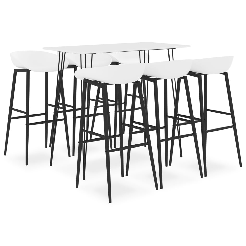 Ensemble de bar 7 pcs Blanc - XIOS
