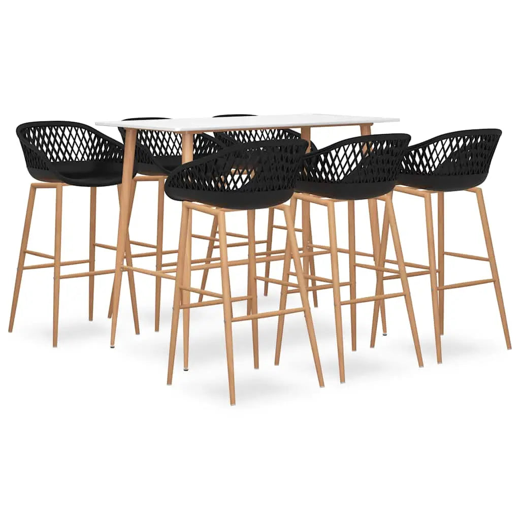Ensemble de bar 7 pcs Blanc et noir - XIOS