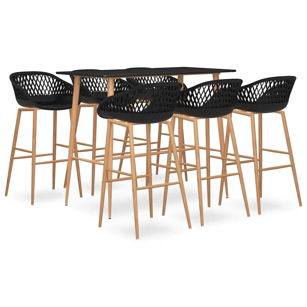 Ensemble de bar 7 pcs Noir - XIOS