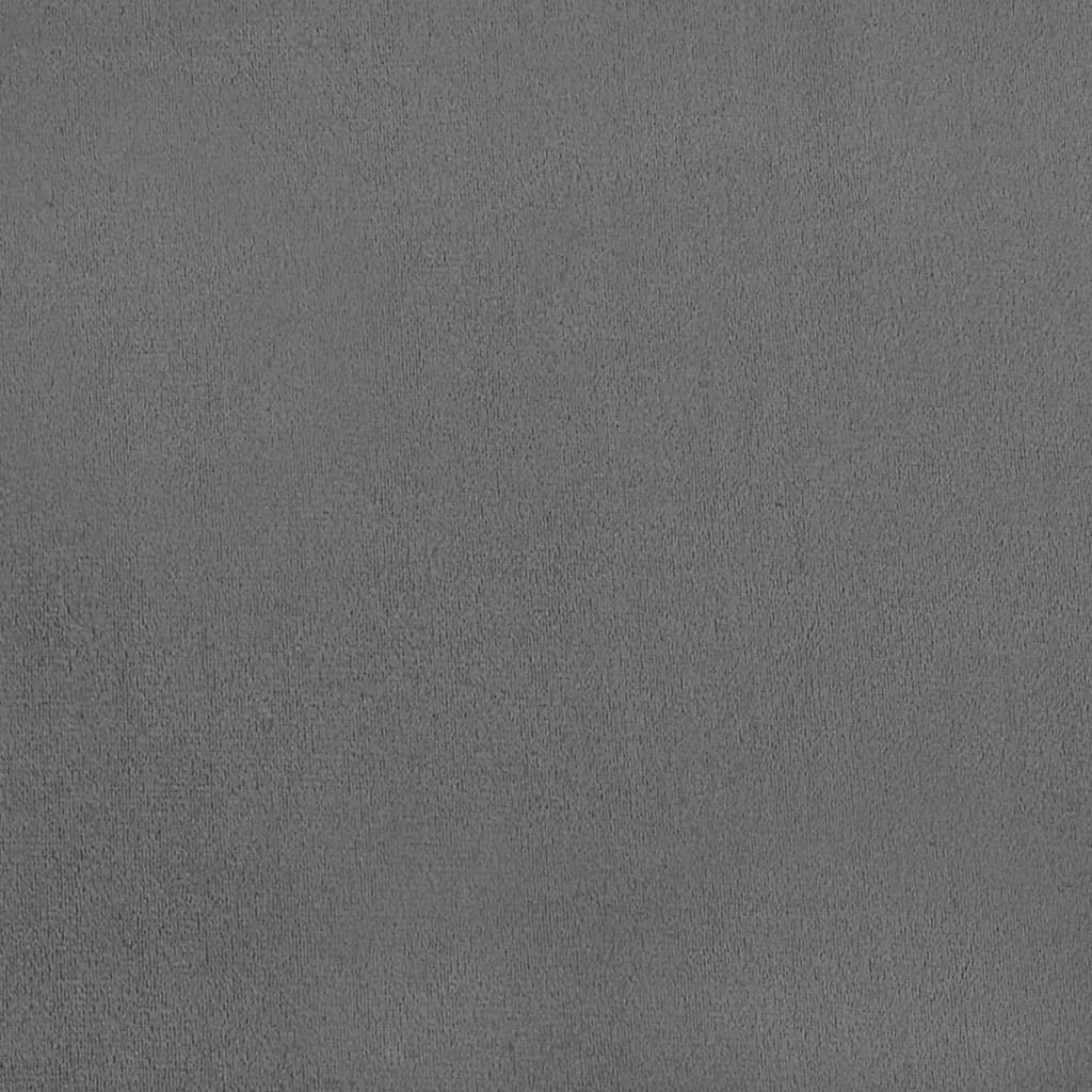 Chaises à manger lot de 2 Gris clair Velours - XIOS