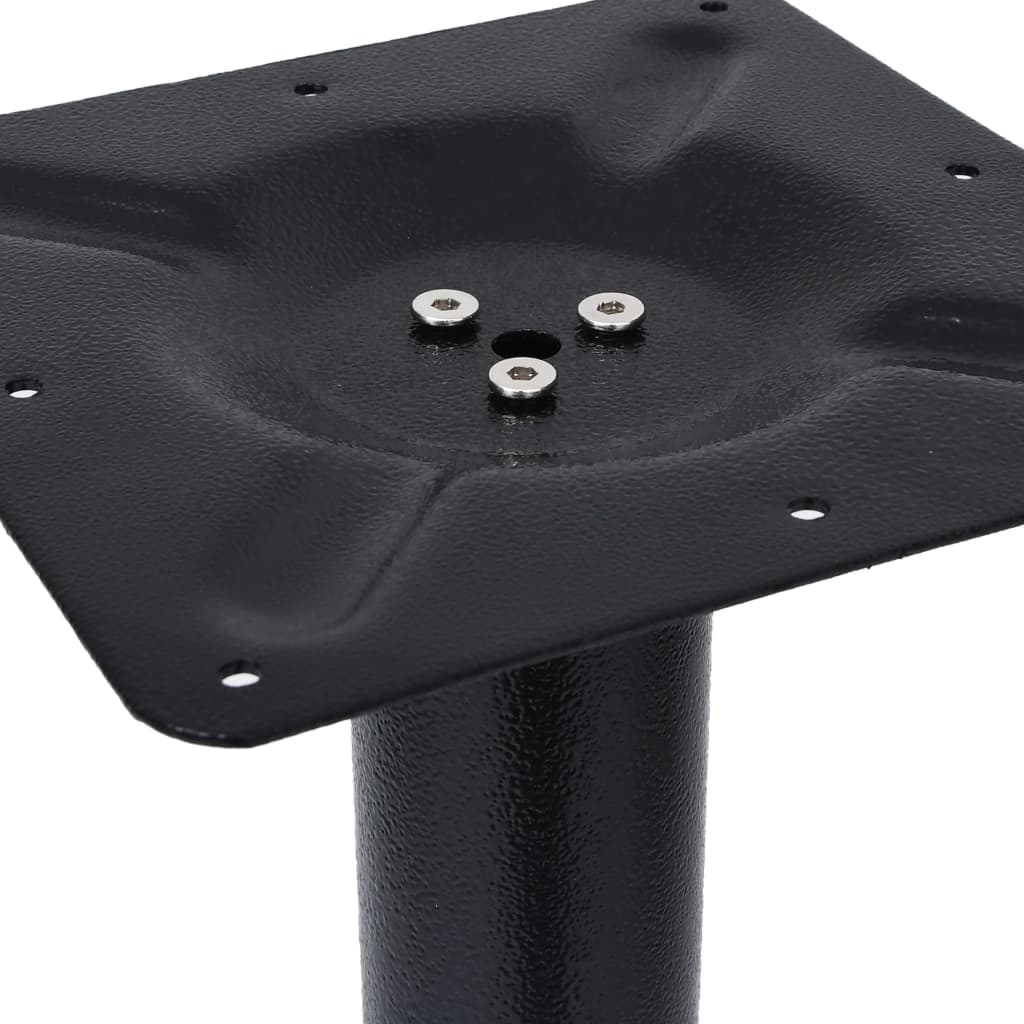 Pied de table de bistro Noir 76x76x107 cm Fonte - XIOS