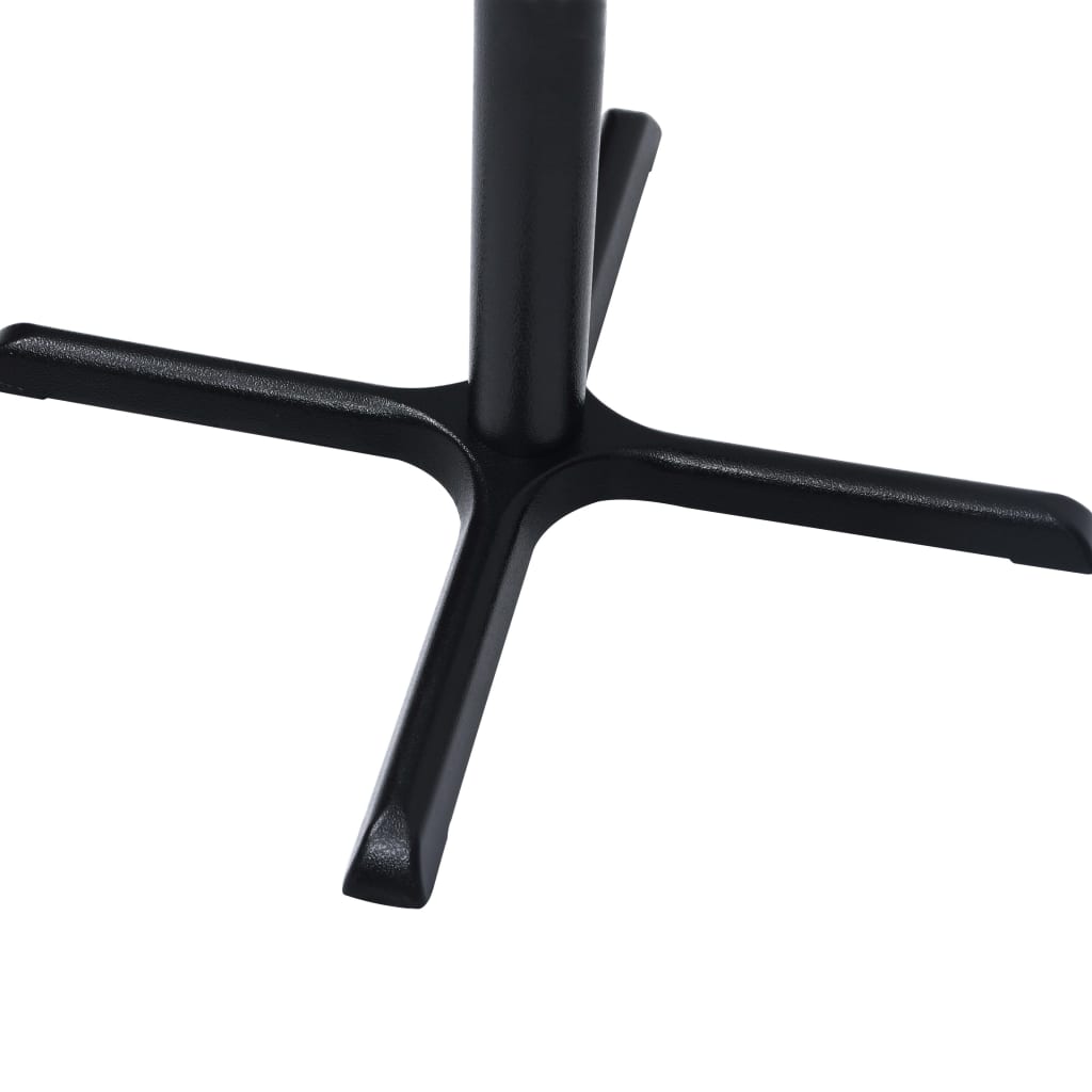 Pied de table de bistro Noir 76x76x107 cm Fonte - XIOS