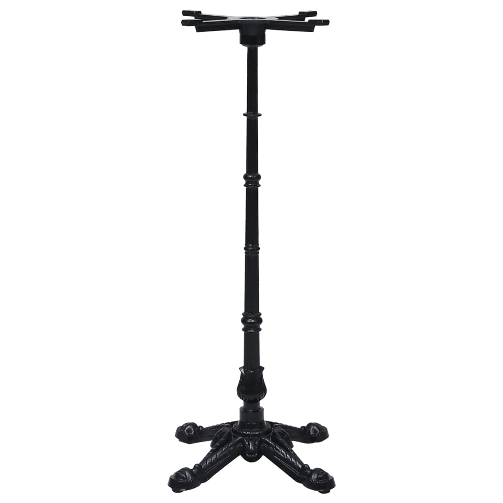 Pied de table de bistro noir 52x52x108 cm fonte