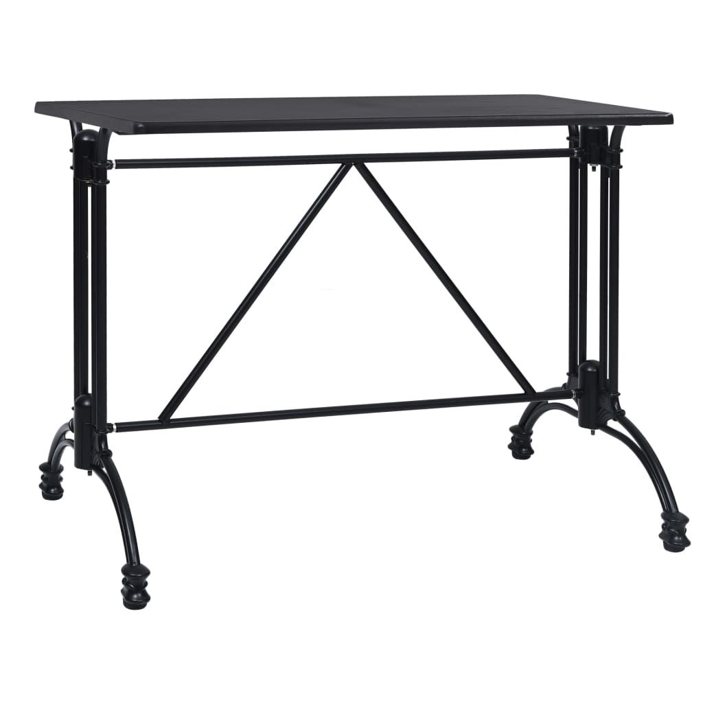 Pied de table de bistro Noir 93x60x72 cm Aluminium coulé Pieds de table vidaXL