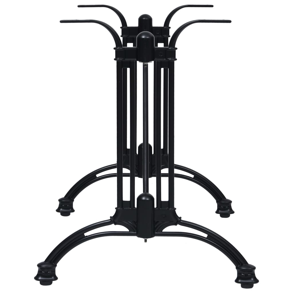 Pied de table de bistro Noir 93x60x72 cm Aluminium coulé - XIOS
