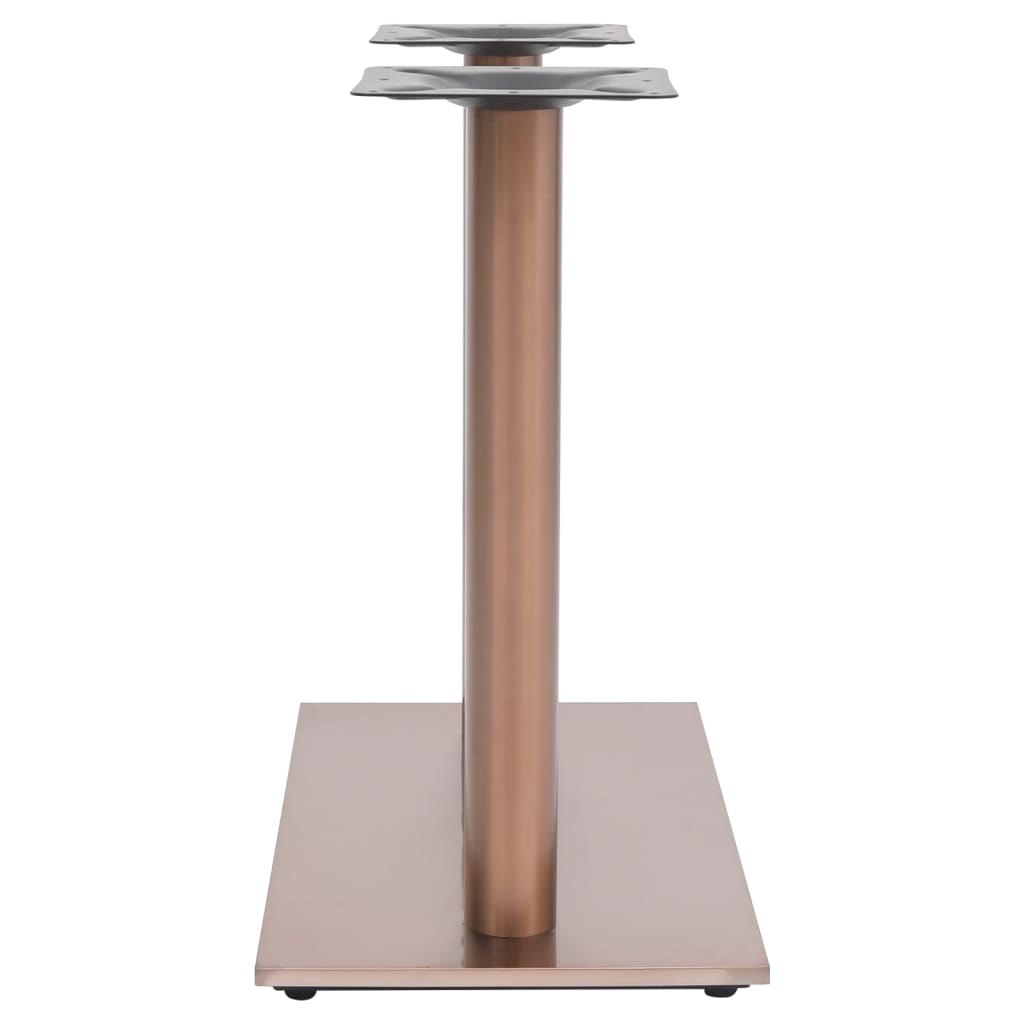 Pied de table de bistro Laiton 70x40x72 cm Acier inoxydable - XIOS