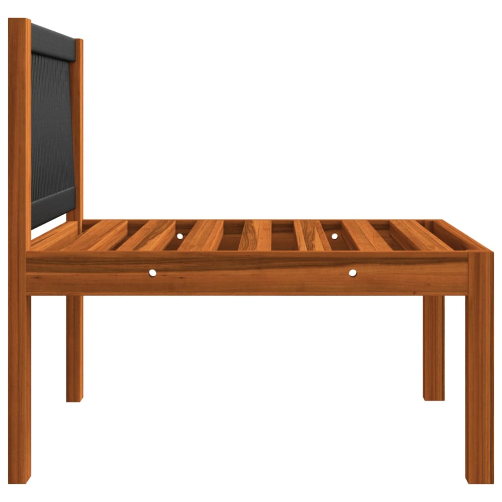 Salon de jardin 7 pièces avec coussins Crème 63 x 63 cm