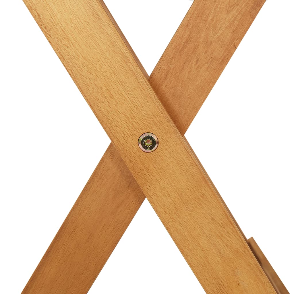 Ensemble à manger de jardin pliable 3 pcs Bois d'acacia solide