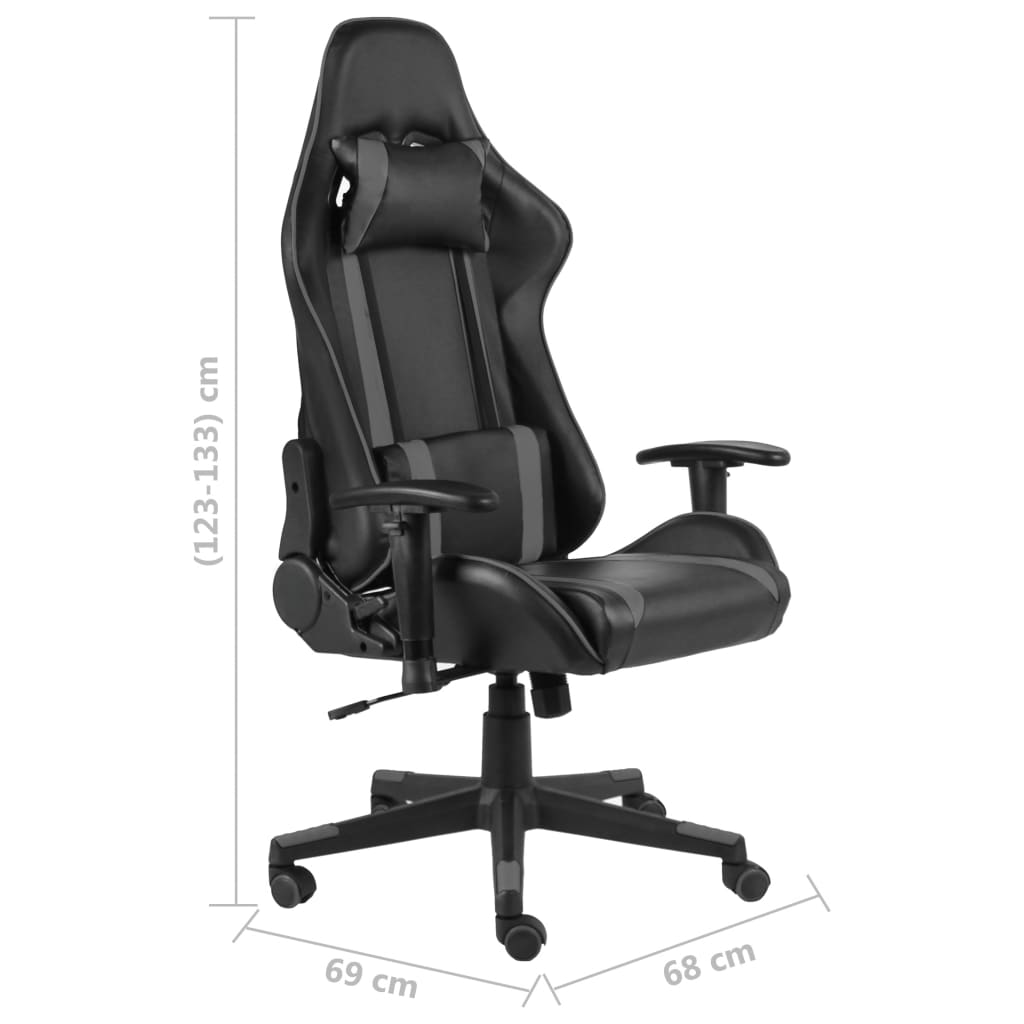 Chaise de jeu pivotante Gris PVC - XIOS
