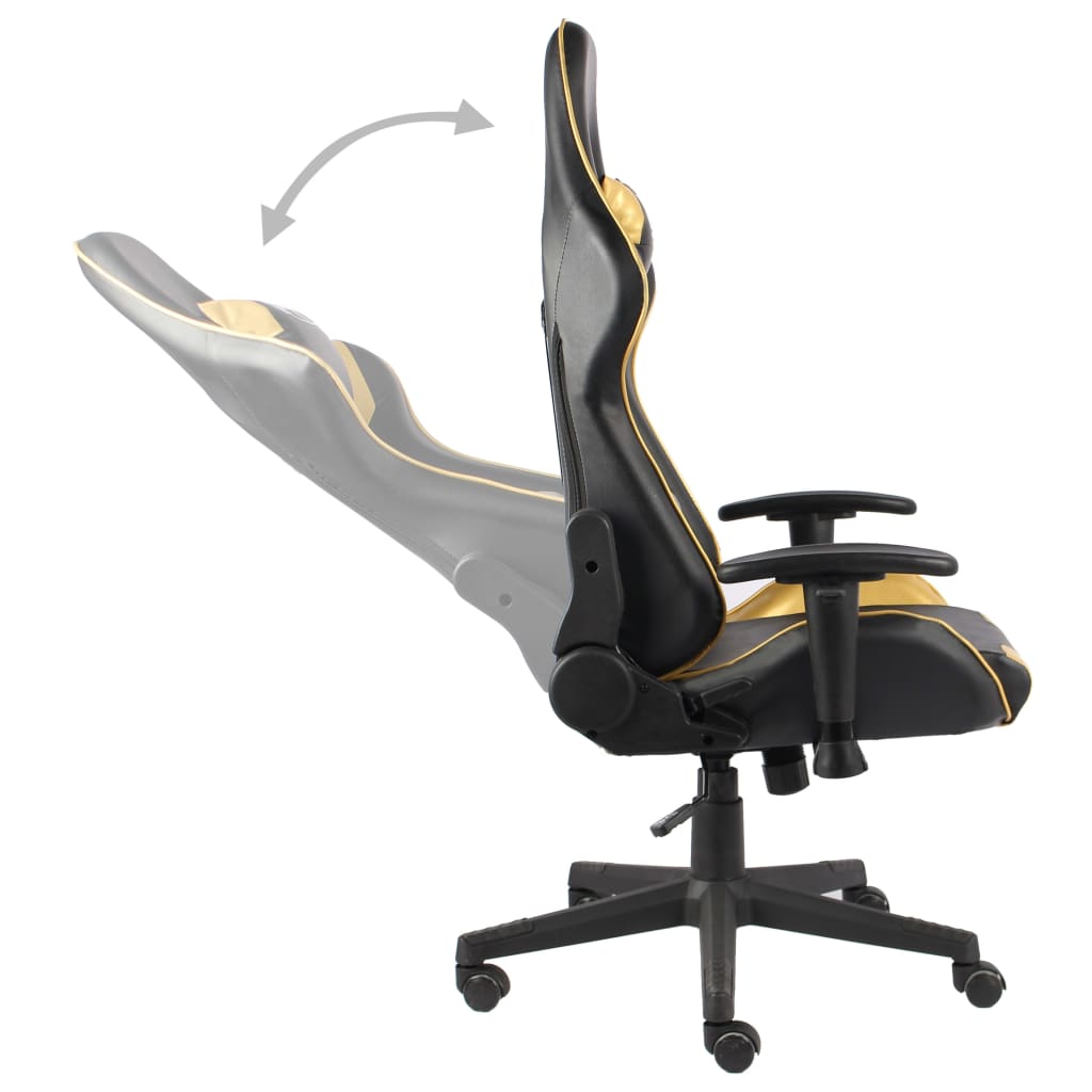 Chaise de jeu pivotante Doré PVC - XIOS