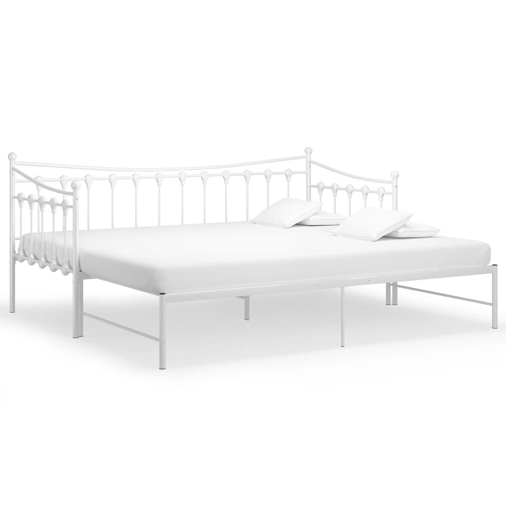 Cadre de canapé-lit extensible sans matelas blanc 90x200 cm - XIOS