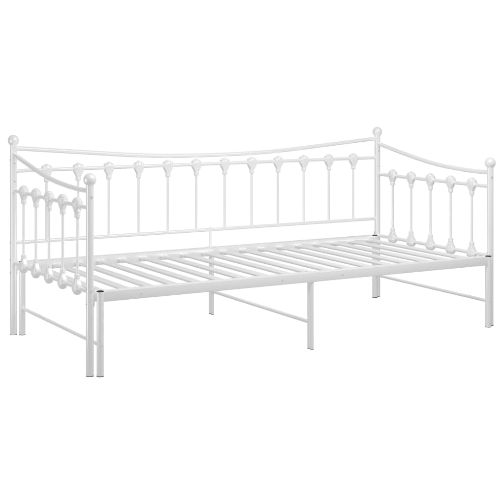 Cadre de canapé-lit extensible sans matelas blanc 90x200 cm - XIOS