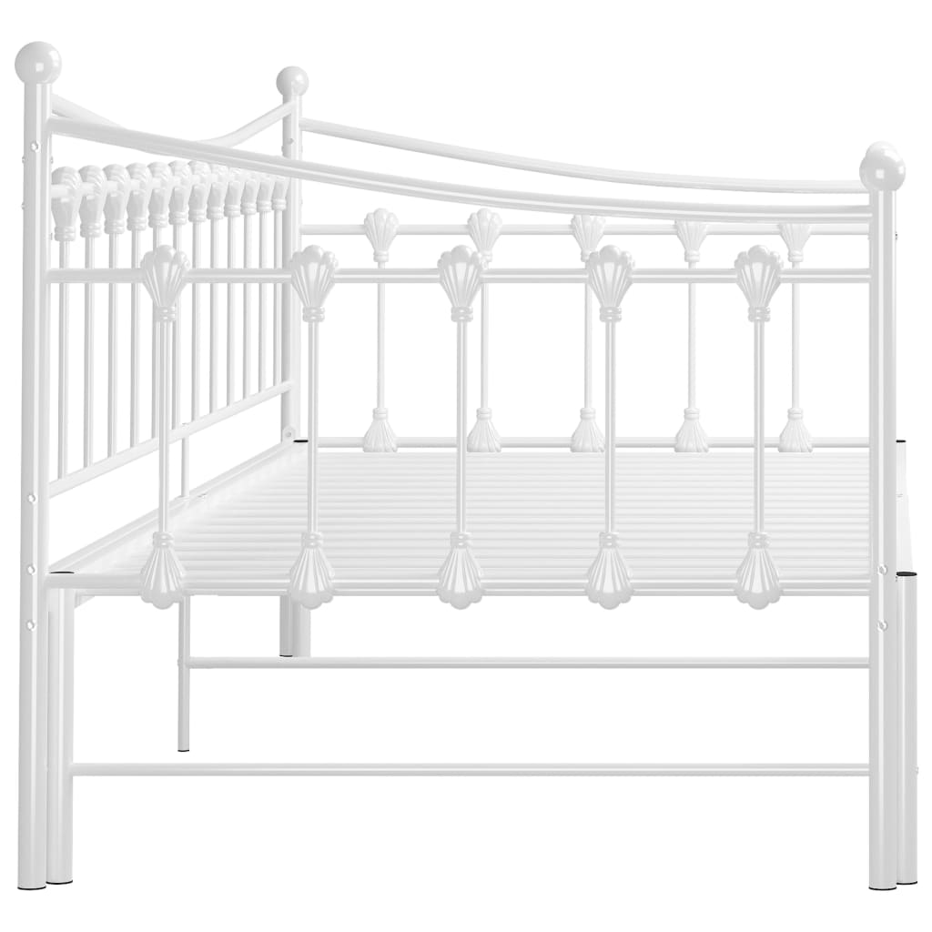 Cadre de canapé-lit extensible sans matelas blanc 90x200 cm - XIOS