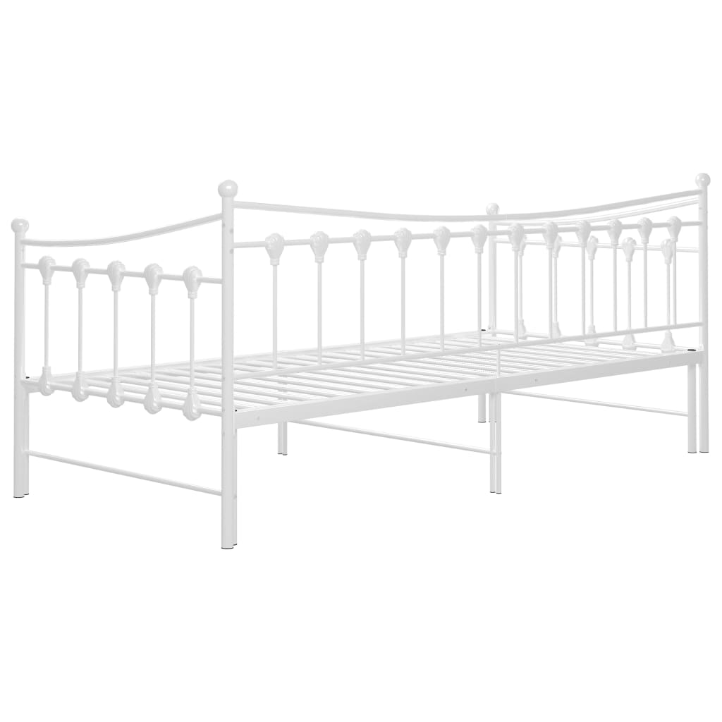 Cadre de canapé-lit extensible sans matelas blanc 90x200 cm - XIOS