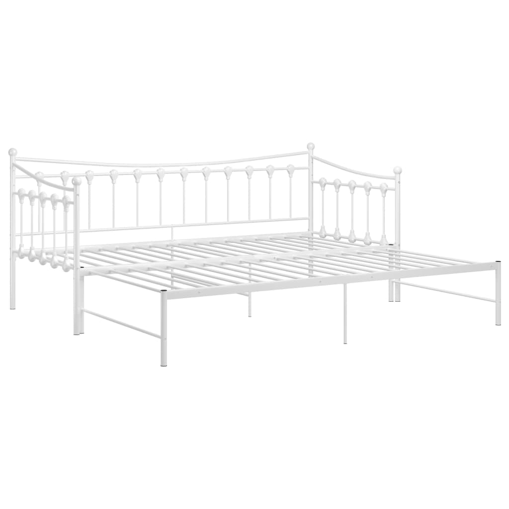 Cadre de canapé-lit extensible sans matelas blanc 90x200 cm - XIOS