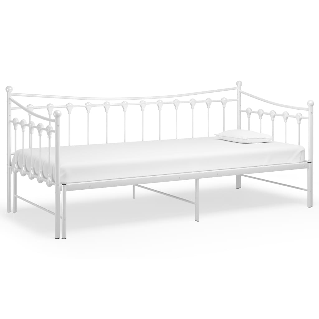 Cadre de canapé-lit extensible sans matelas blanc 90x200 cm - XIOS