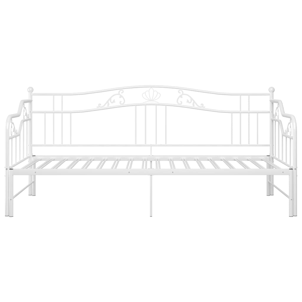 Cadre de canapé-lit extensible sans matelas blanc 90x200 cm - XIOS