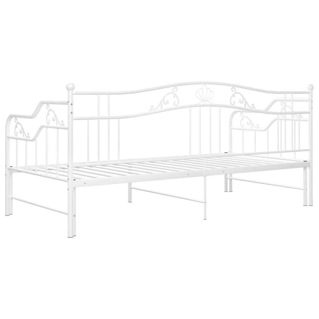Cadre de canapé-lit extensible sans matelas blanc 90x200 cm - XIOS