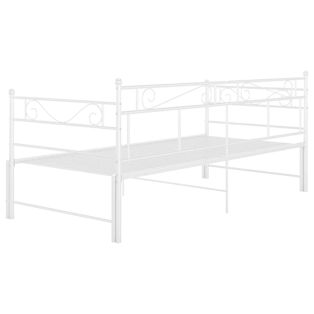 Cadre de canapé-lit extensible sans matelas blanc 90x200 cm - XIOS
