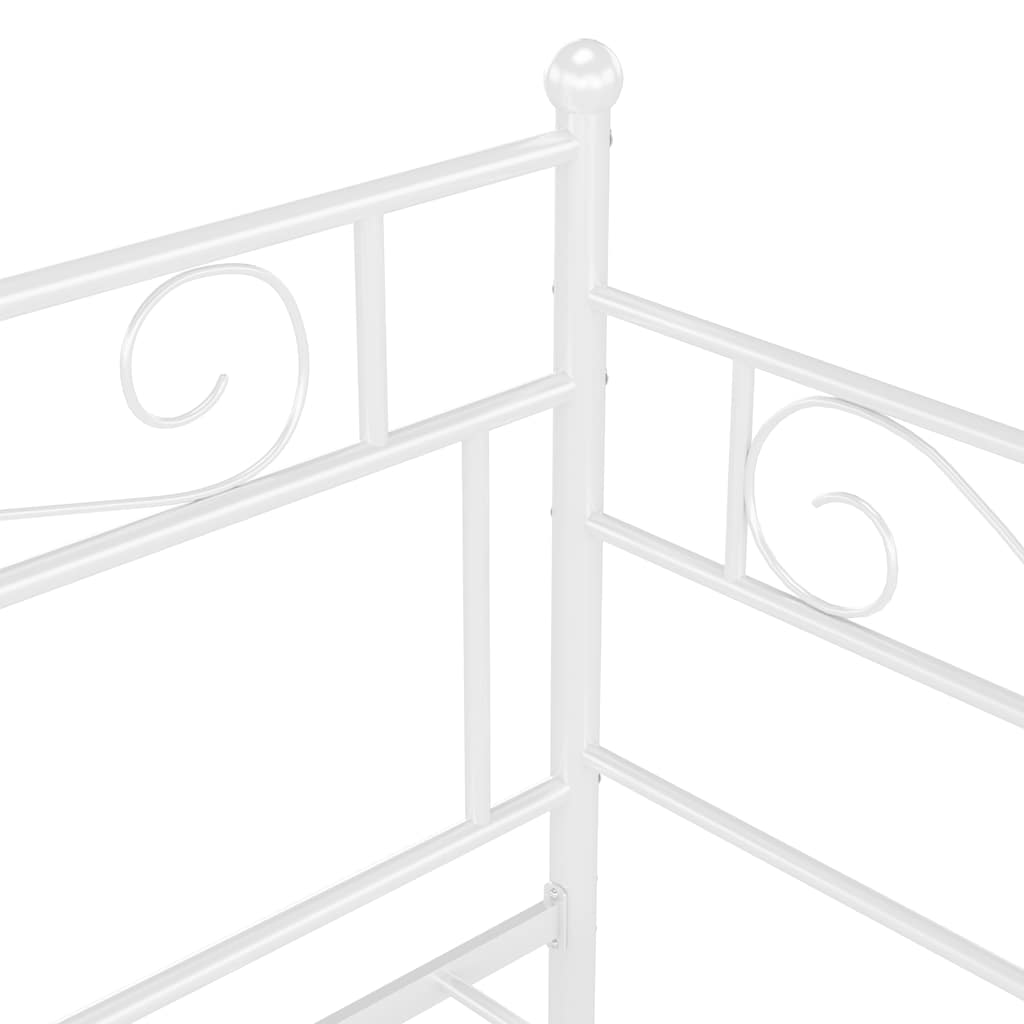 Cadre de canapé-lit extensible sans matelas blanc 90x200 cm - XIOS