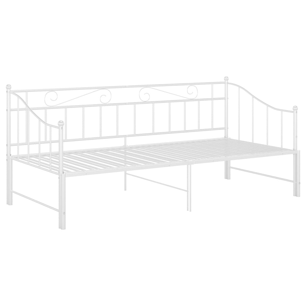 Cadre de canapé-lit extensible sans matelas blanc 90x200 cm - XIOS