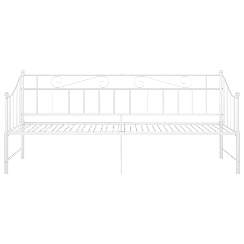Cadre de canapé-lit extensible sans matelas blanc 90x200 cm - XIOS