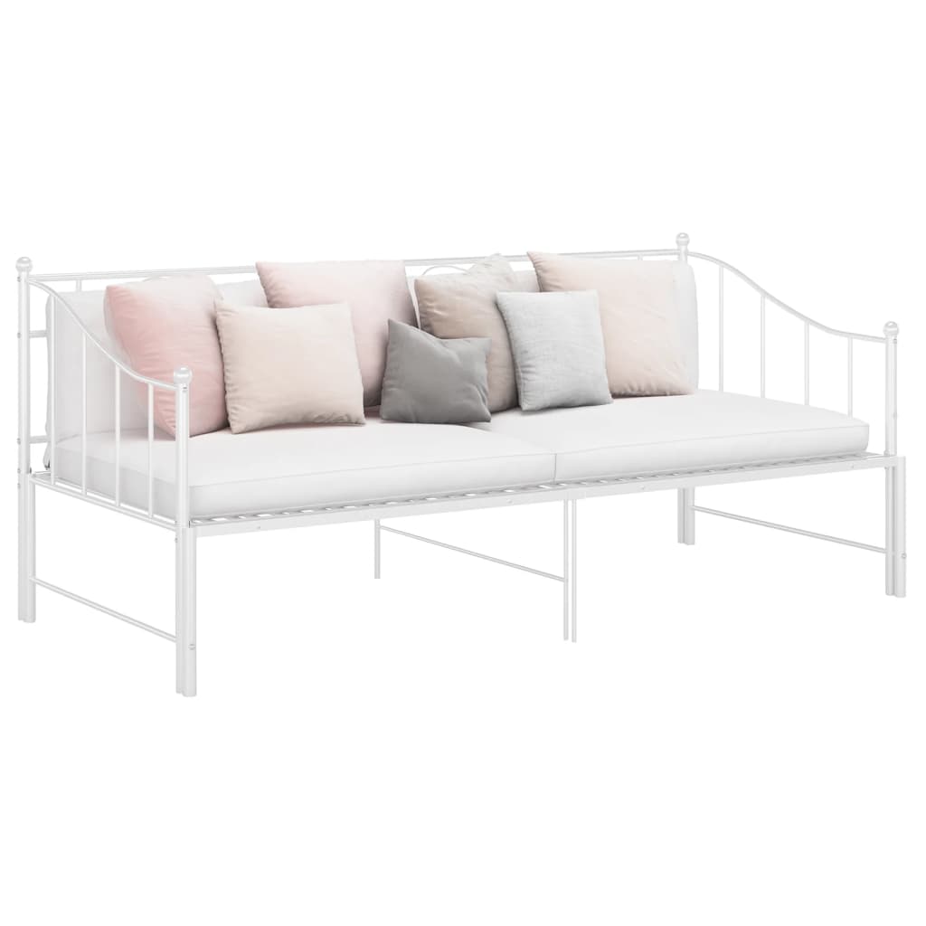 Cadre de canapé-lit extensible sans matelas blanc 90x200 cm - XIOS