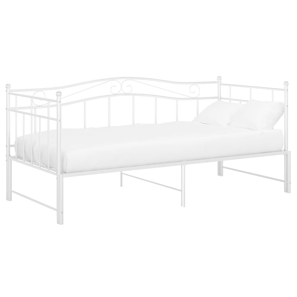 Cadre de canapé-lit extensible sans matelas blanc 90x200 cm - XIOS