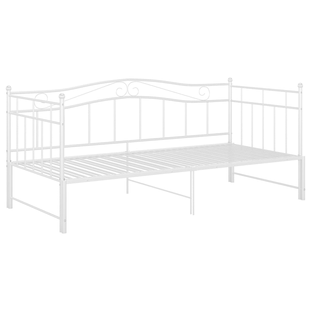 Cadre de canapé-lit extensible sans matelas blanc 90x200 cm - XIOS