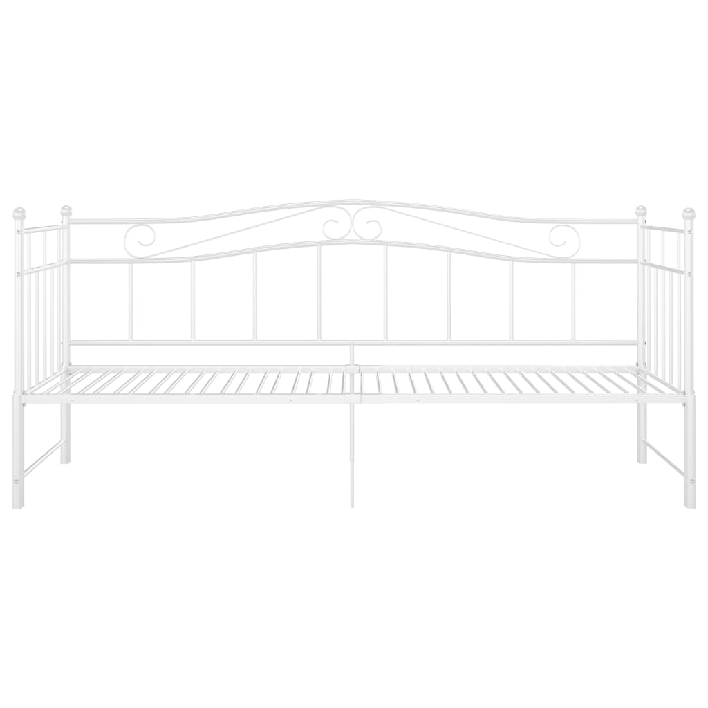 Cadre de canapé-lit extensible sans matelas blanc 90x200 cm - XIOS