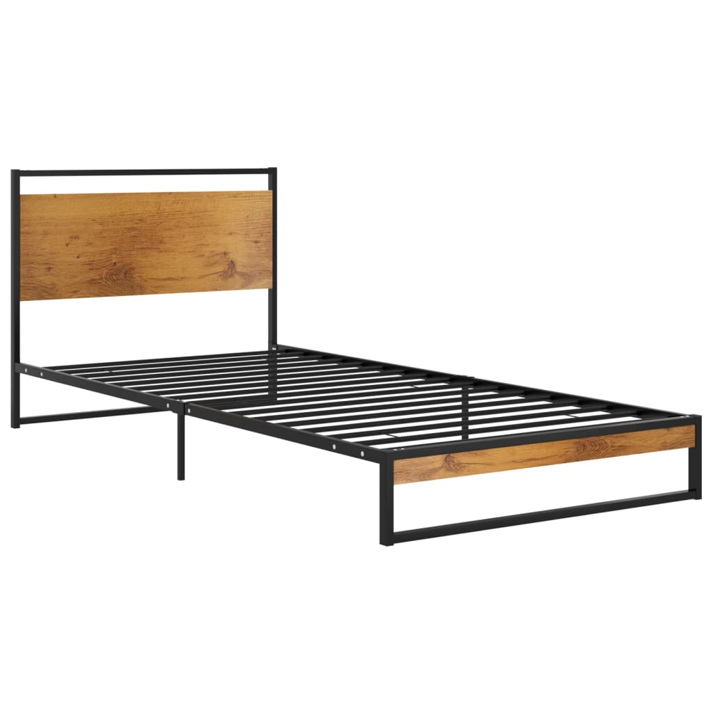 Cadre de lit sans matelas métal 90x200 cm - XIOS