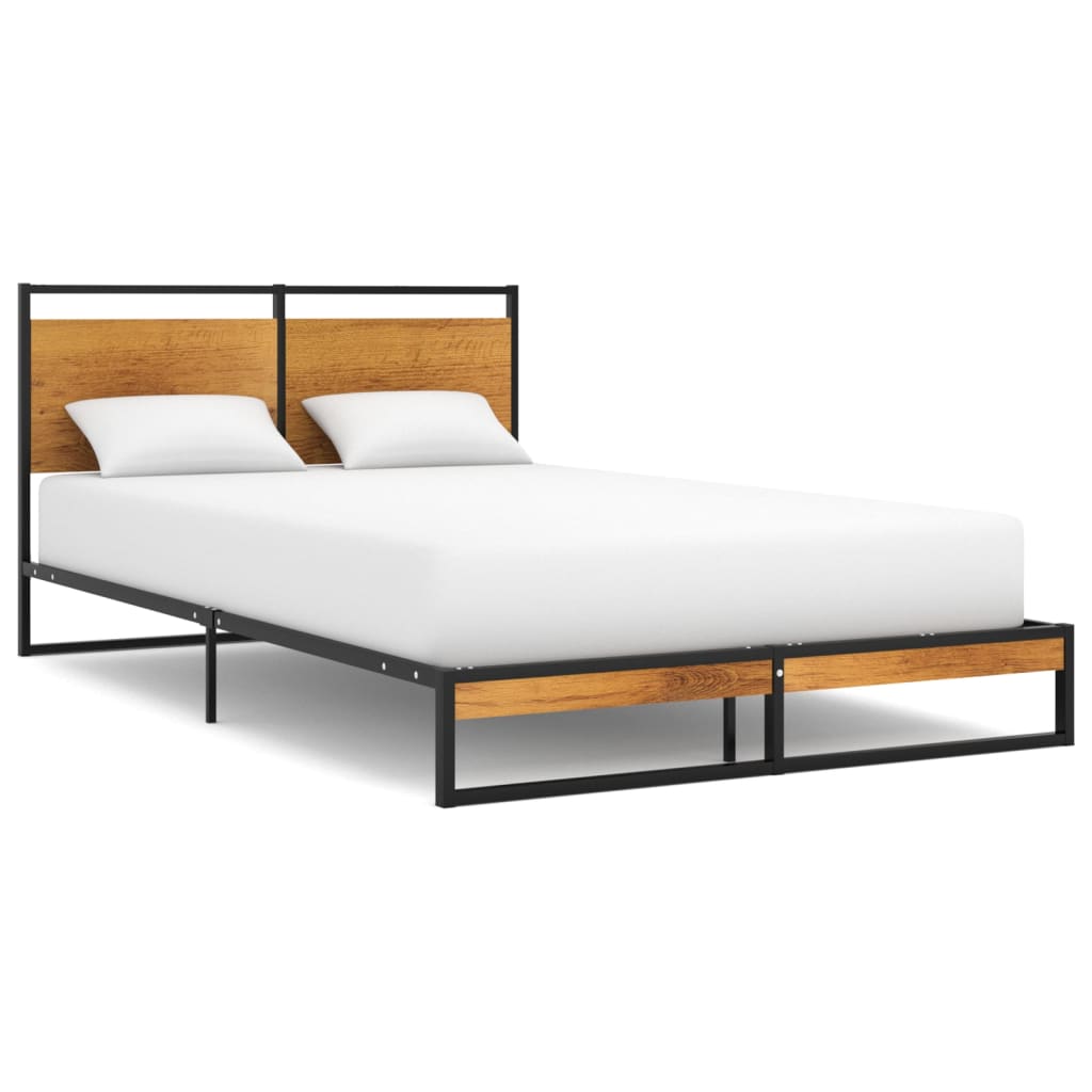 Cadre de lit sans matelas métal 120x200 cm - XIOS