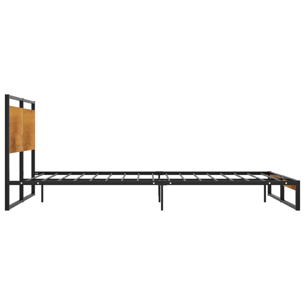 Cadre de lit sans matelas métal 120x200 cm - XIOS