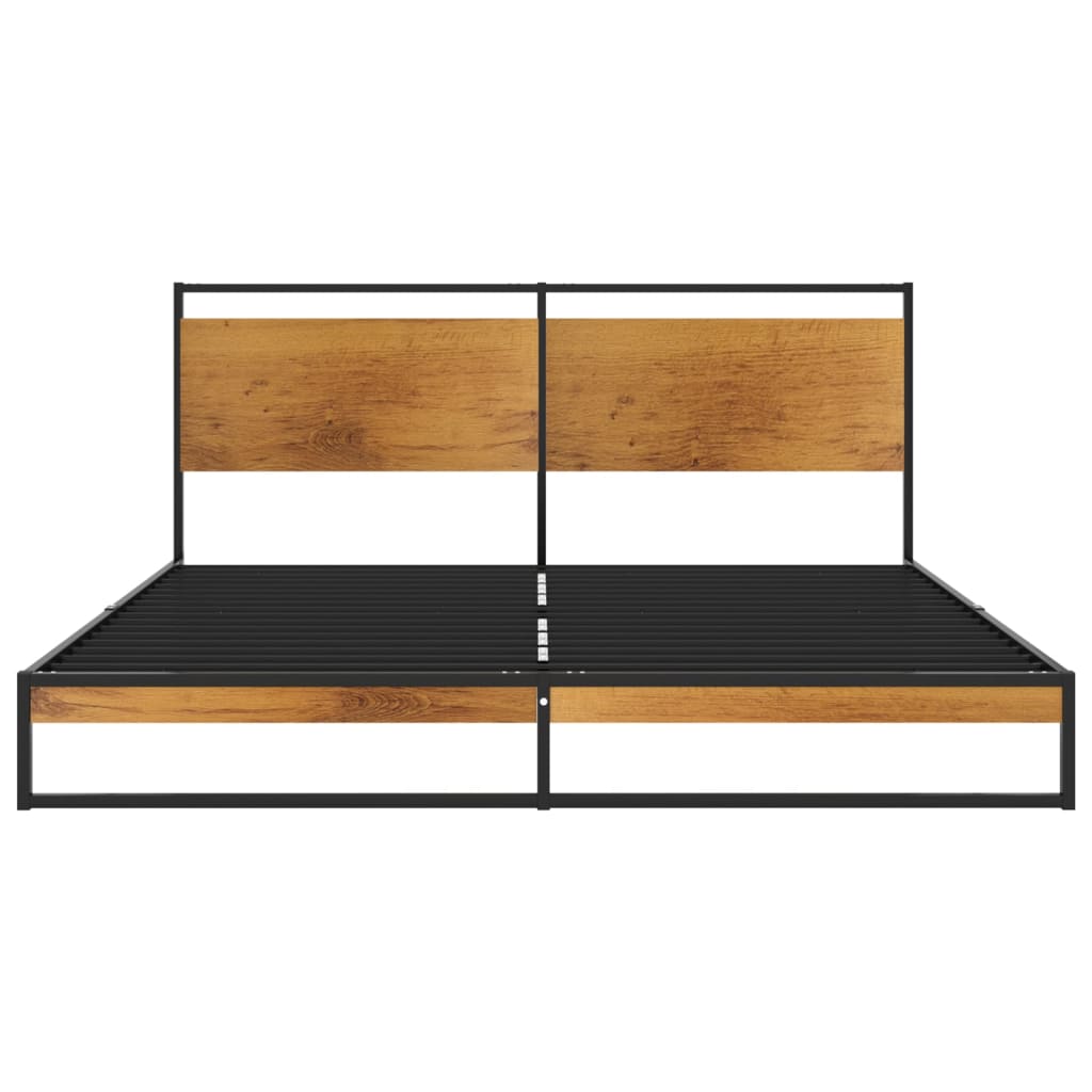 Cadre de lit sans matelas métal 140x200 cm - XIOS