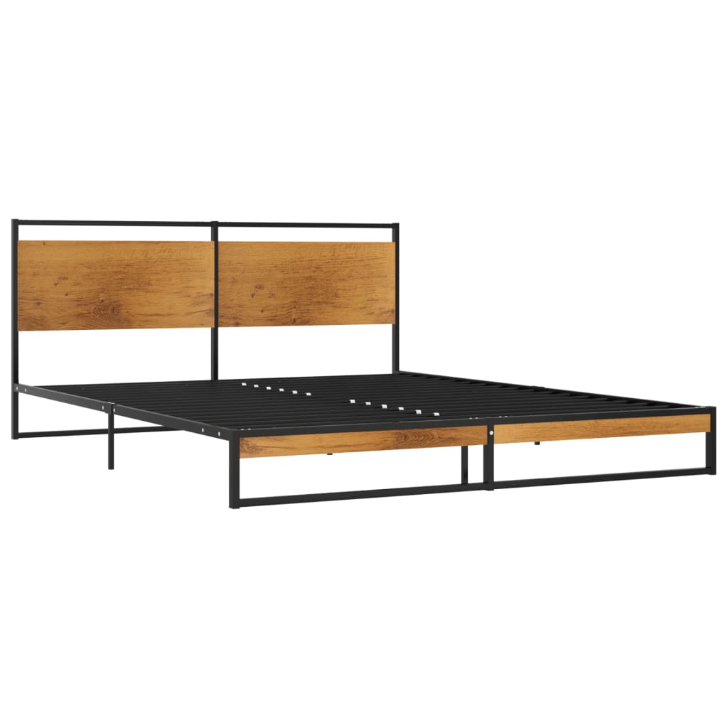 Cadre de lit sans matelas métal 160x200 cm - XIOS