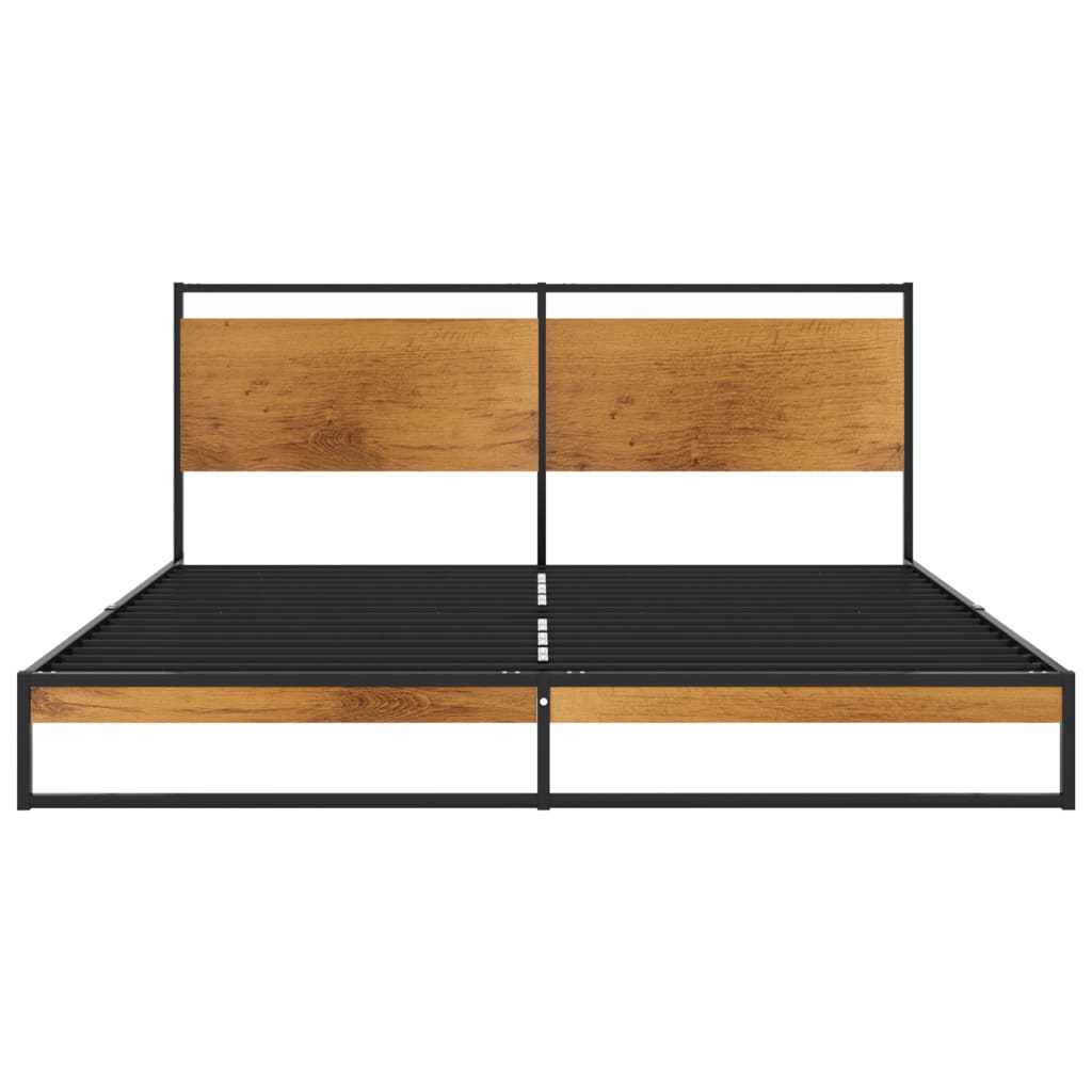 Cadre de lit sans matelas métal 160x200 cm - XIOS