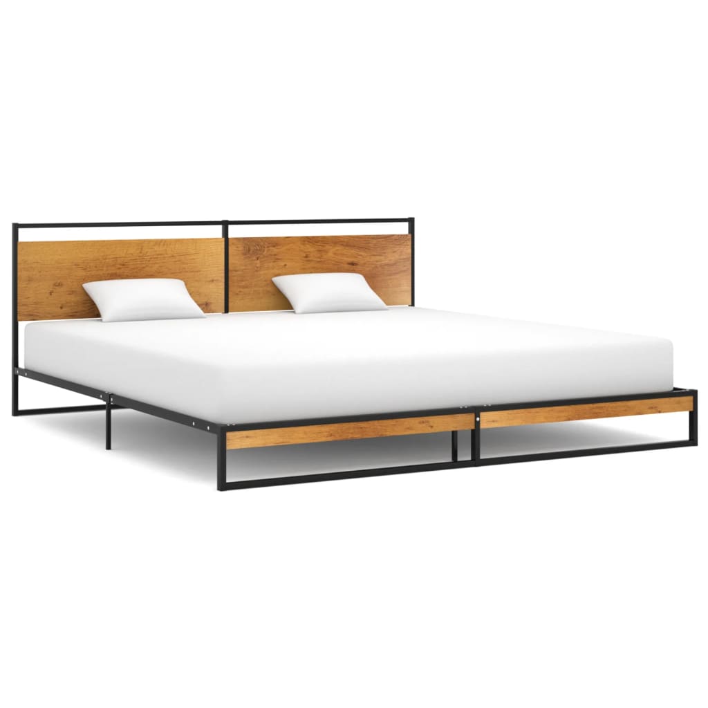 Cadre de lit sans matelas métal 200x200 cm - XIOS