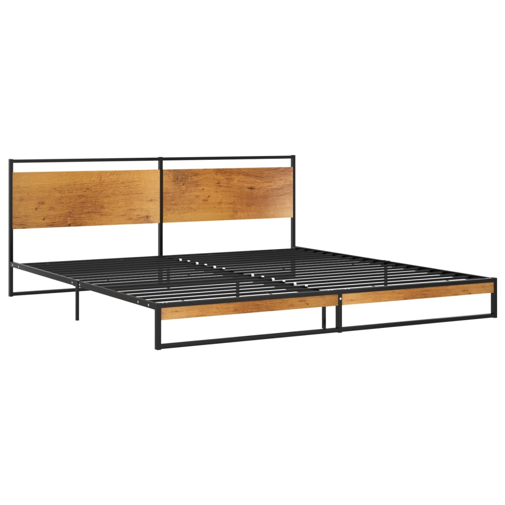 Cadre de lit sans matelas métal 200x200 cm - XIOS