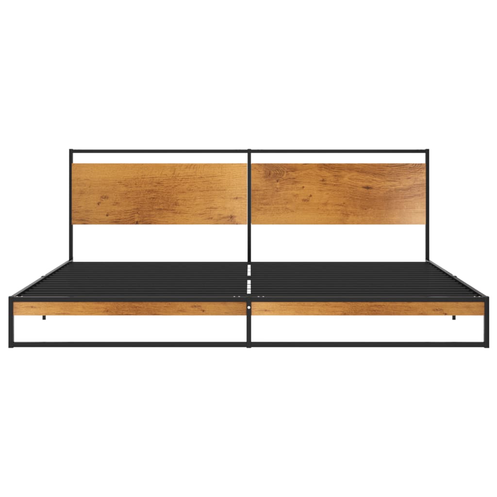 Cadre de lit sans matelas métal 200x200 cm - XIOS
