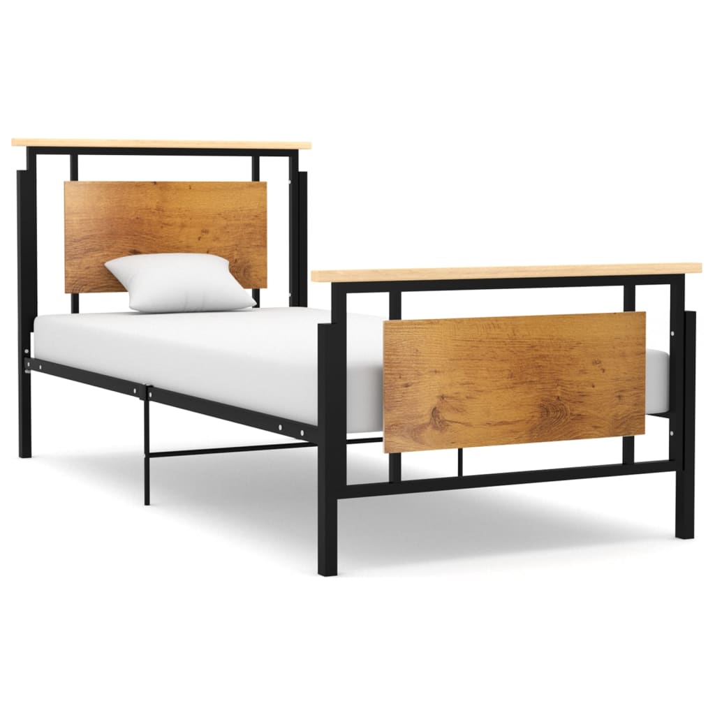 Cadre de lit sans matelas métal 100x200 cm - XIOS