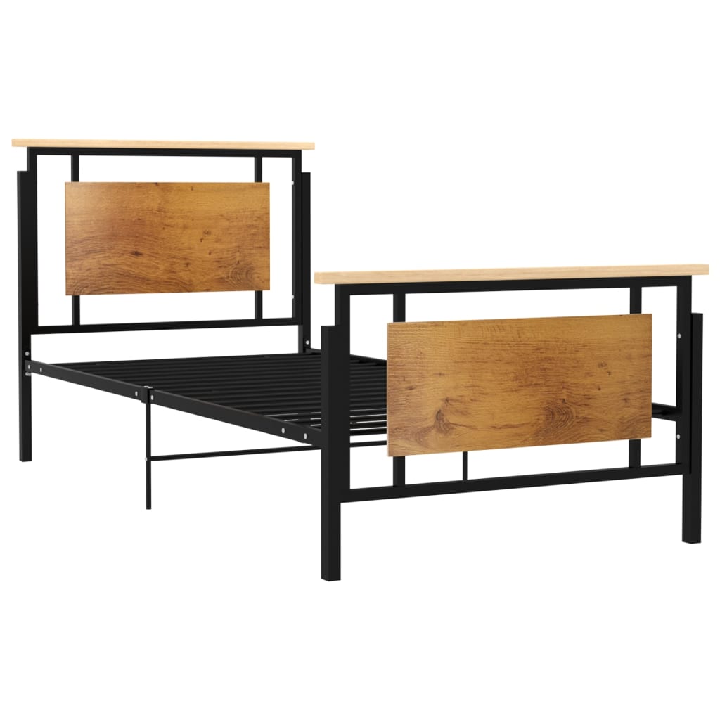 Cadre de lit sans matelas métal 100x200 cm - XIOS
