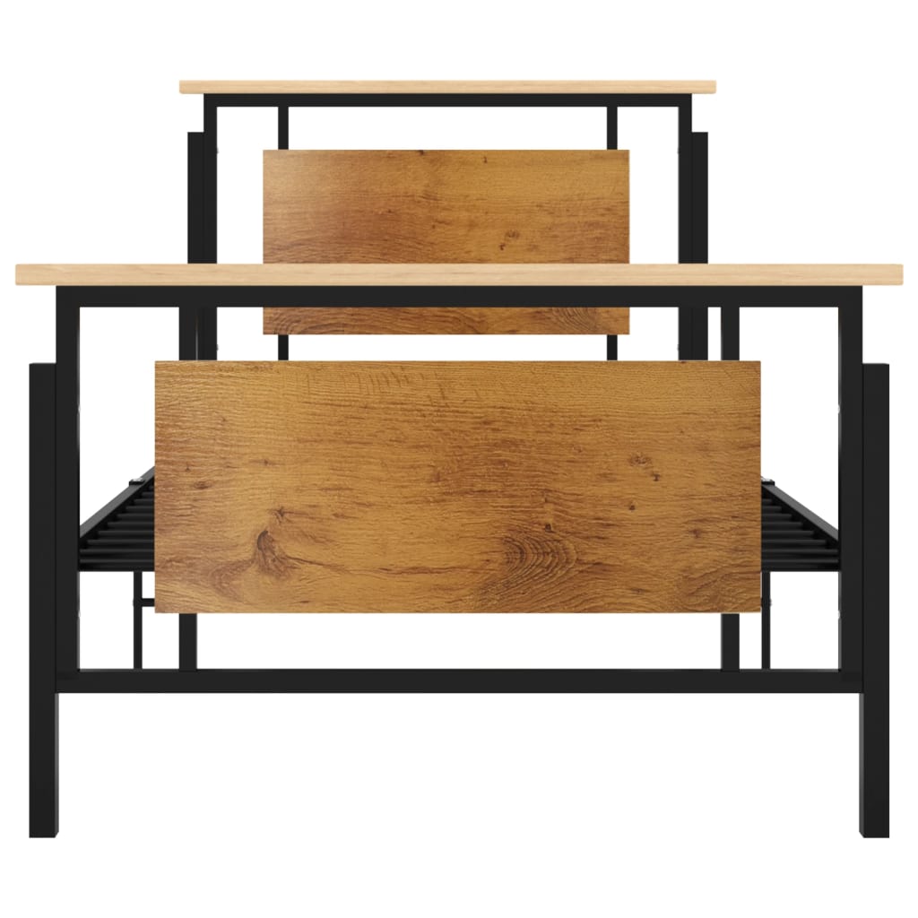 Cadre de lit sans matelas métal 100x200 cm - XIOS
