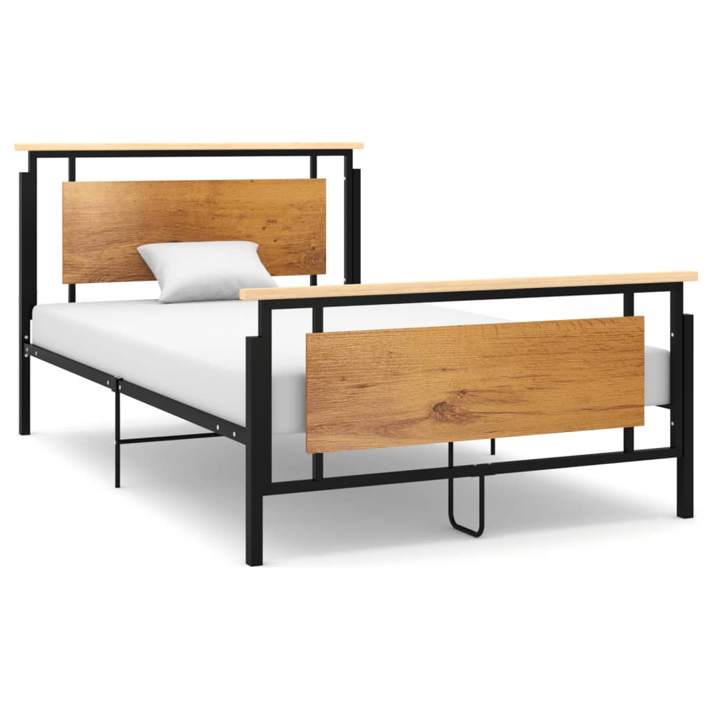 Cadre de lit sans matelas métal 120x200 cm - XIOS